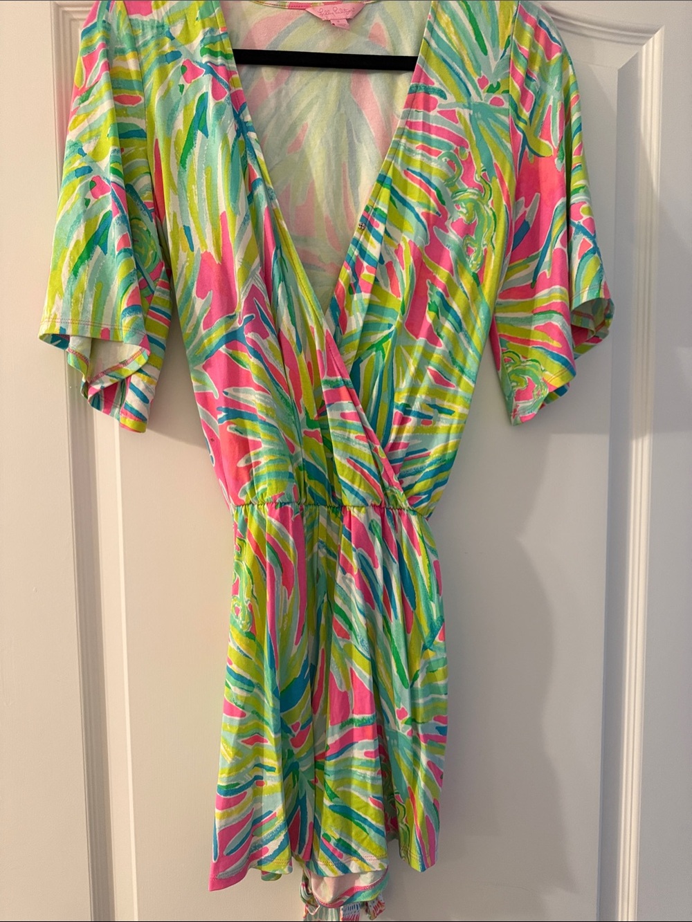 Lilly Pulitzer Pink, Green & Blue Tropical Print Skort